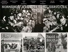 Tablet Screenshot of normandysightseeingservices.com